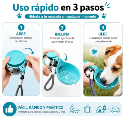 Bebedero Portátil Para Perros